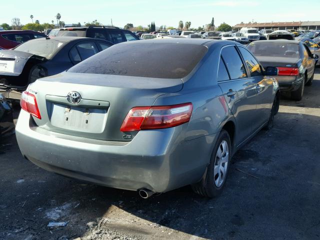 4T1BE46K97U669148 - 2007 TOYOTA CAMRY NEW GREEN photo 4