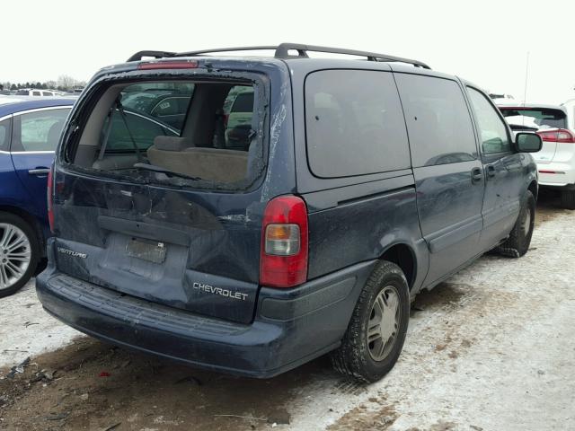 1GNDX03E52D209998 - 2002 CHEVROLET VENTURE BLUE photo 4