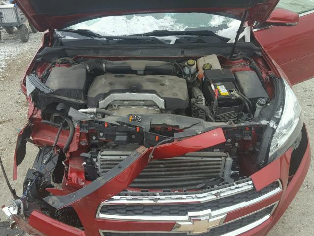 1G11C5SA2DF358002 - 2013 CHEVROLET MALIBU 1LT RED photo 7