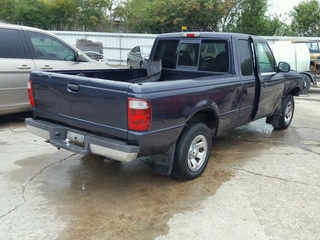 1FTYR14E61PB68156 - 2001 FORD RANGER SUP BLUE photo 4