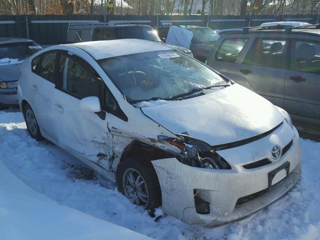 JTDKN3DU1B0265022 - 2011 TOYOTA PRIUS WHITE photo 1