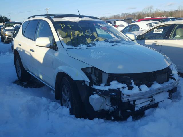 JN8AZ08W47W662288 - 2007 NISSAN MURANO SL WHITE photo 1