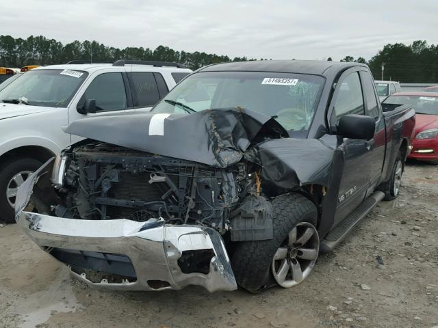 1N6BA06A18N304682 - 2008 NISSAN TITAN XE GRAY photo 2