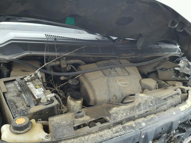 1N6BA06A18N304682 - 2008 NISSAN TITAN XE GRAY photo 7