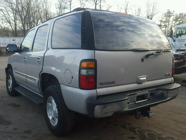 1GKEC13T85J140330 - 2005 GMC YUKON SILVER photo 3