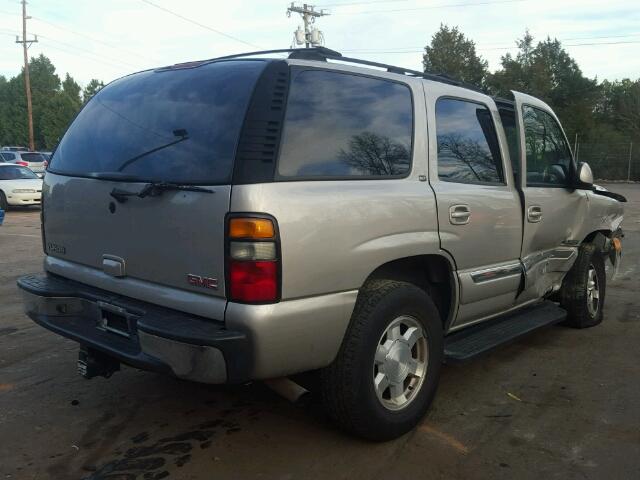 1GKEC13T85J140330 - 2005 GMC YUKON SILVER photo 4