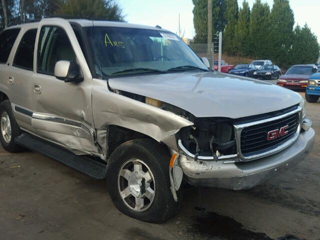 1GKEC13T85J140330 - 2005 GMC YUKON SILVER photo 9