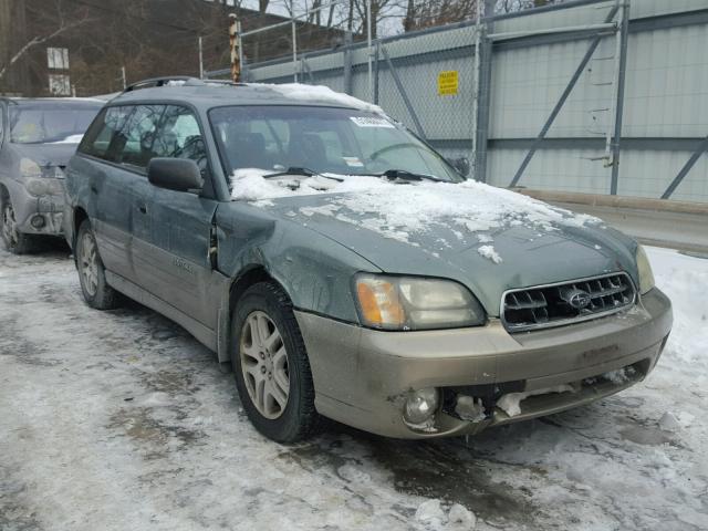 4S3BH675447642711 - 2004 SUBARU LEGACY OUT GREEN photo 1