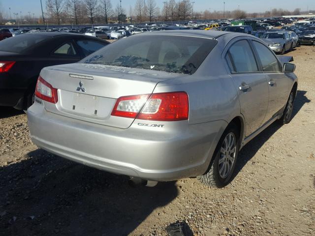 4A32B2FF0BE021962 - 2011 MITSUBISHI GALANT FE SILVER photo 4