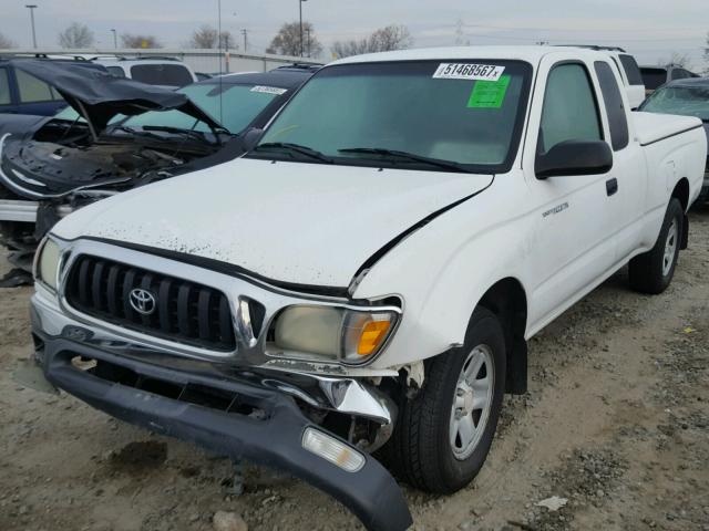 5TEVL52NX4Z431549 - 2004 TOYOTA TACOMA XTR WHITE photo 2