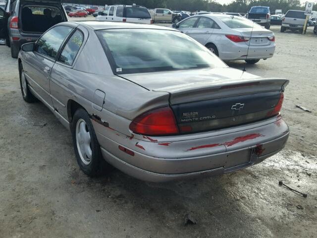 2G1WW12M1T9265575 - 1996 CHEVROLET MONTE CARL ოქროსფერი ფოტო 3