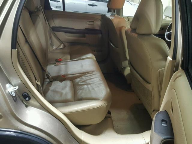 JHLRD78985C032517 - 2005 HONDA CR-V SE TAN photo 6