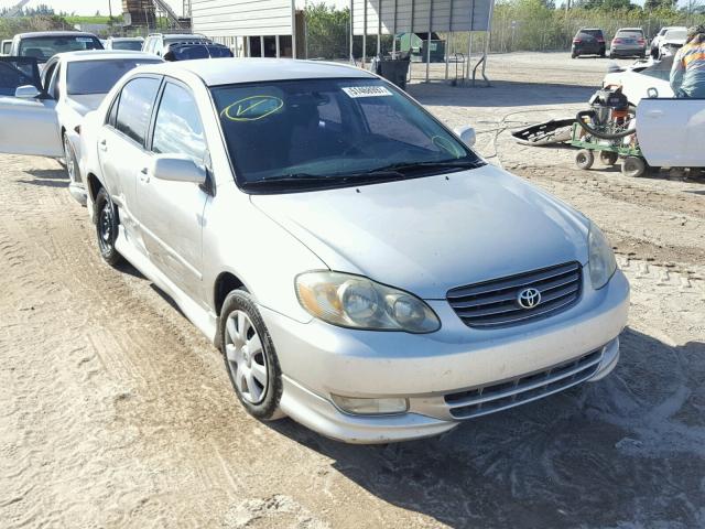 1NXBR32E53Z010475 - 2003 TOYOTA COROLLA CE SILVER photo 1