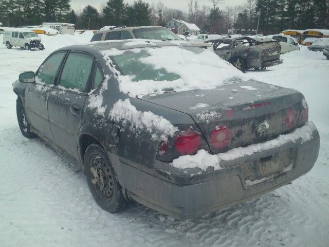 2G1WF52E759172661 - 2005 CHEVROLET IMPALA GRAY photo 3