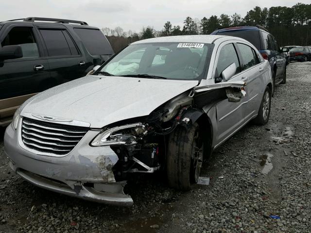 1C3CCBAB9CN201875 - 2012 CHRYSLER 200 LX SILVER photo 2