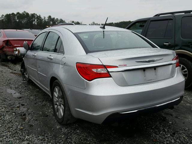 1C3CCBAB9CN201875 - 2012 CHRYSLER 200 LX SILVER photo 3