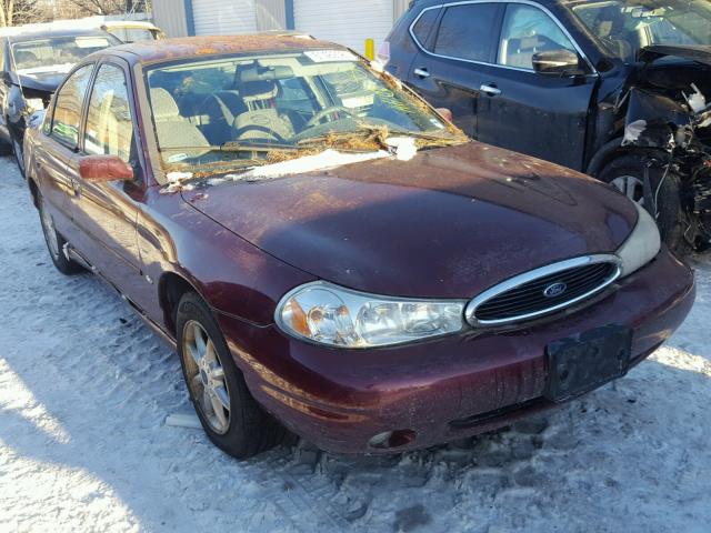 1FAFP66L6WK198452 - 1998 FORD CONTOUR LX MAROON photo 1