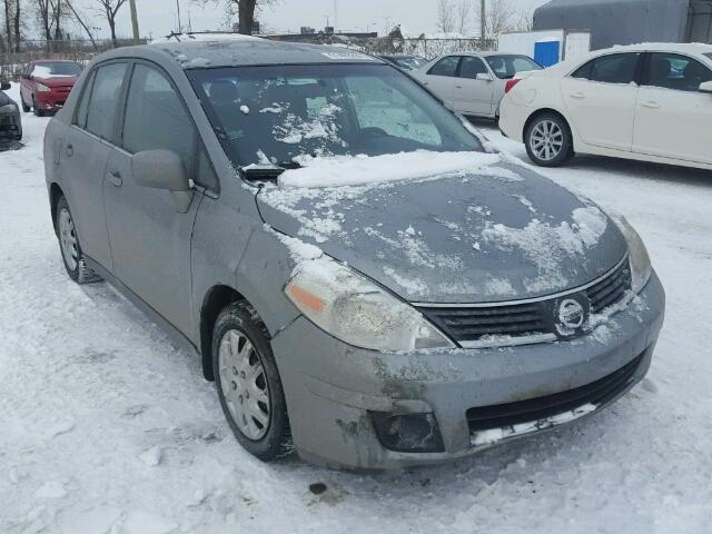 3N1BC11E87L432237 - 2007 NISSAN VERSA S GRAY photo 1