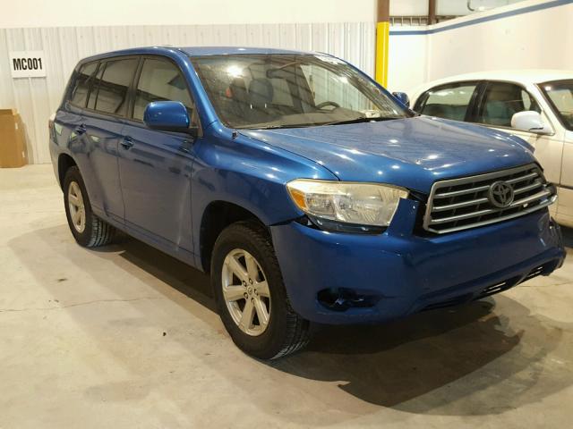 JTEES41A982062412 - 2008 TOYOTA HIGHLANDER BLUE photo 1