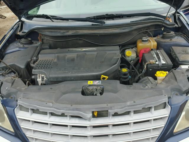 2C8GF68424R296494 - 2004 CHRYSLER PACIFICA BLUE photo 7