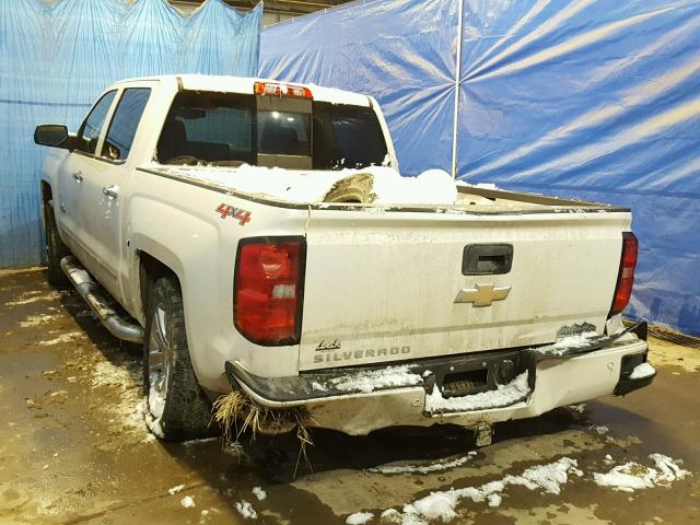 3GCUKTEC2EG352340 - 2014 CHEVROLET SILVERADO WHITE photo 3