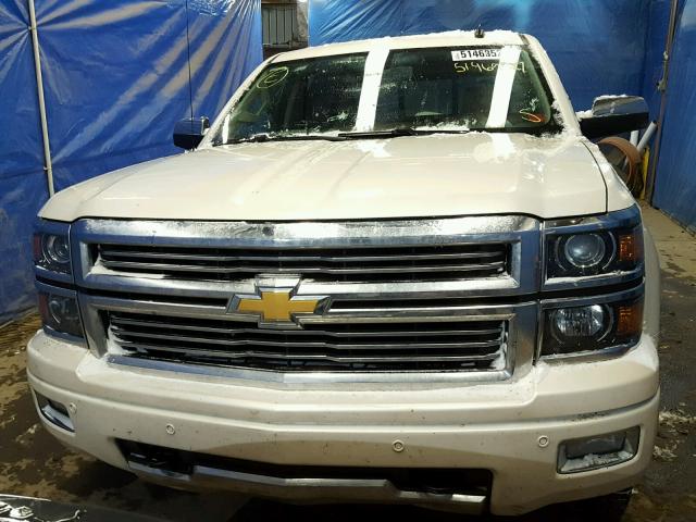 3GCUKTEC2EG352340 - 2014 CHEVROLET SILVERADO WHITE photo 9