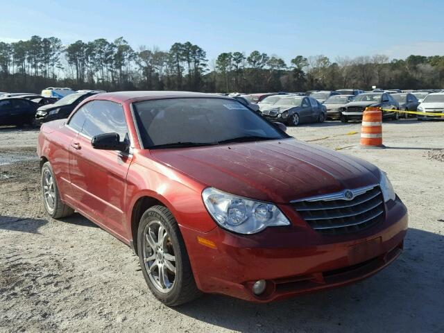 1C3LC55R98N640199 - 2008 CHRYSLER SEBRING TO RED photo 1