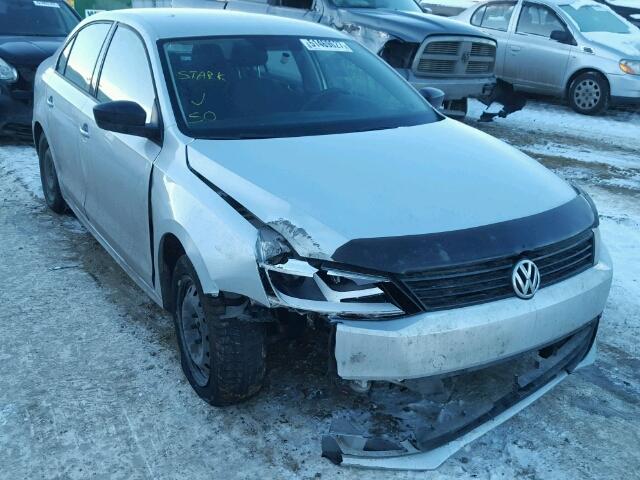 3VW2K7AJ8CM329336 - 2012 VOLKSWAGEN JETTA BASE SILVER photo 1