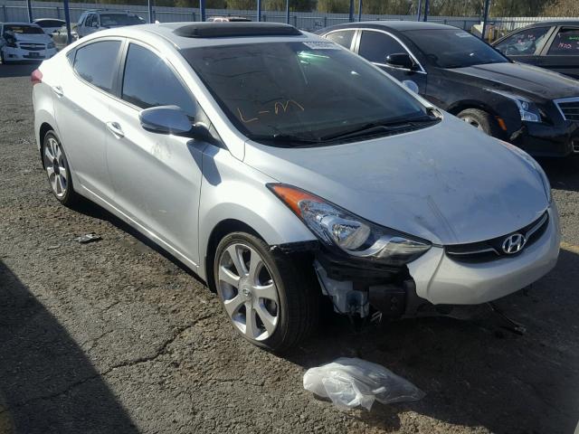 5NPDH4AE9DH179921 - 2013 HYUNDAI ELANTRA GL SILVER photo 1