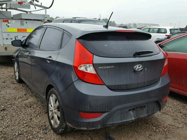 KMHCU5AE4CU057271 - 2012 HYUNDAI ACCENT GLS GRAY photo 3