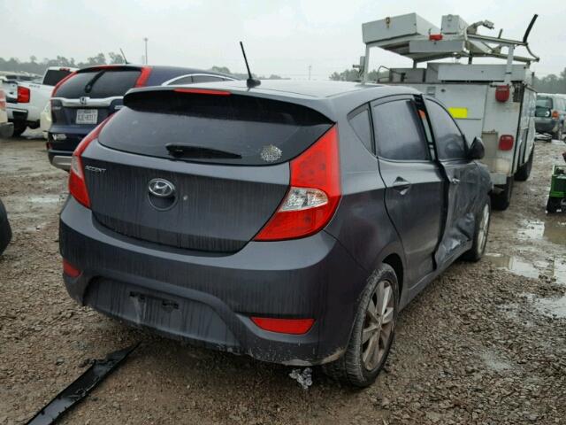 KMHCU5AE4CU057271 - 2012 HYUNDAI ACCENT GLS GRAY photo 4