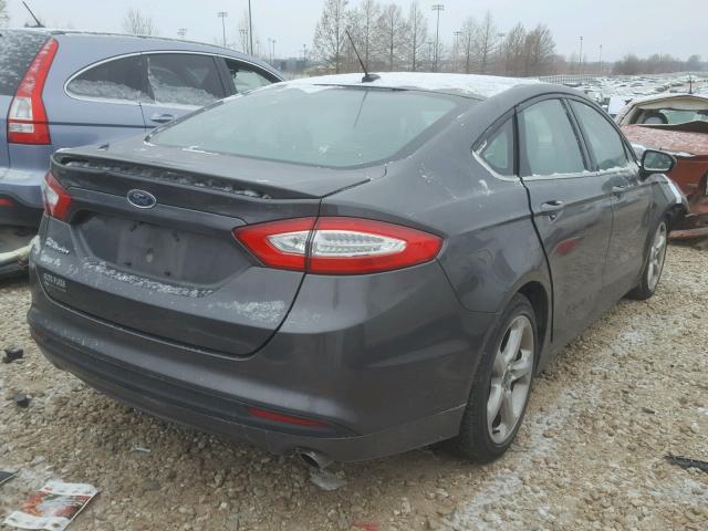 3FA6P0G7XGR314800 - 2016 FORD FUSION S GRAY photo 4