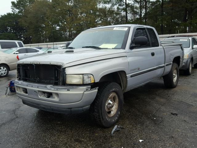 1B7HC13ZXWJ259141 - 1998 DODGE RAM 1500 GRAY photo 2