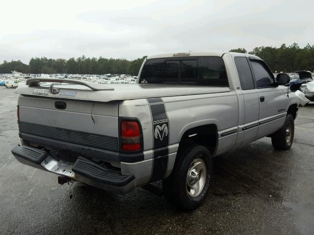 1B7HC13ZXWJ259141 - 1998 DODGE RAM 1500 GRAY photo 4