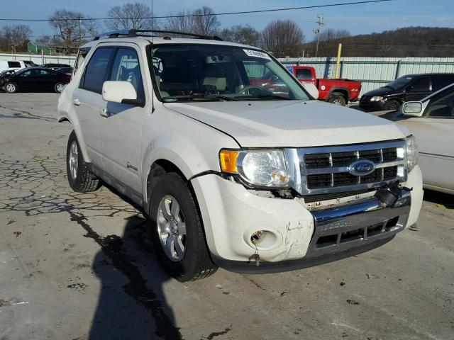 1FMCU49389KC10218 - 2009 FORD ESCAPE HYB WHITE photo 1