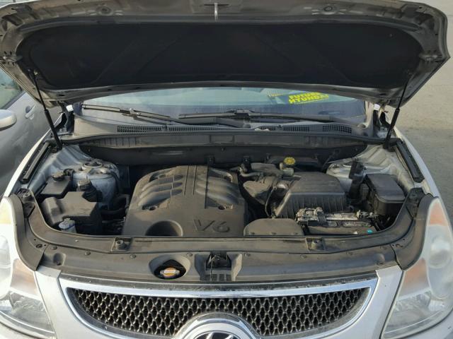 KM8NU13C19U080075 - 2009 HYUNDAI VERACRUZ G SILVER photo 7