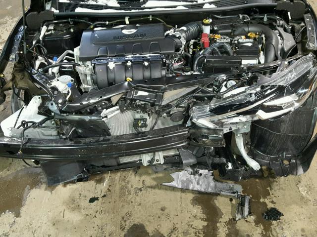 3N1AB7AP9HY397991 - 2017 NISSAN SENTRA S BLACK photo 7