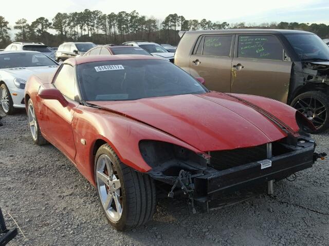 1G1YY26U975108897 - 2007 CHEVROLET CORVETTE RED photo 1