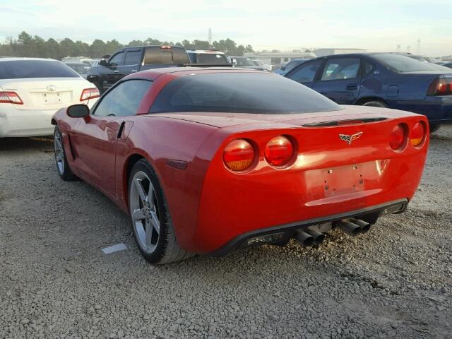 1G1YY26U975108897 - 2007 CHEVROLET CORVETTE RED photo 3