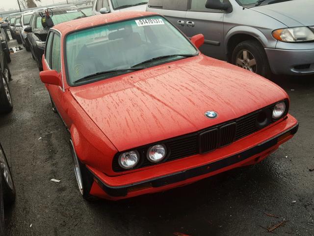 WBAAA2318LEC52457 - 1990 BMW 325 I AUTO RED photo 1