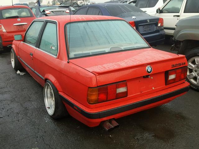 WBAAA2318LEC52457 - 1990 BMW 325 I AUTO RED photo 3