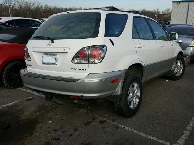 JTJHF10UX10231741 - 2001 LEXUS RX 300 WHITE photo 4