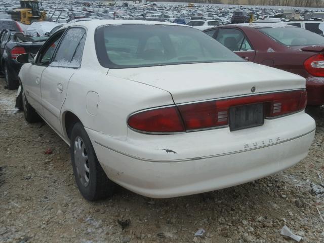 2G4WS52J911216793 - 2001 BUICK CENTURY CU WHITE photo 3