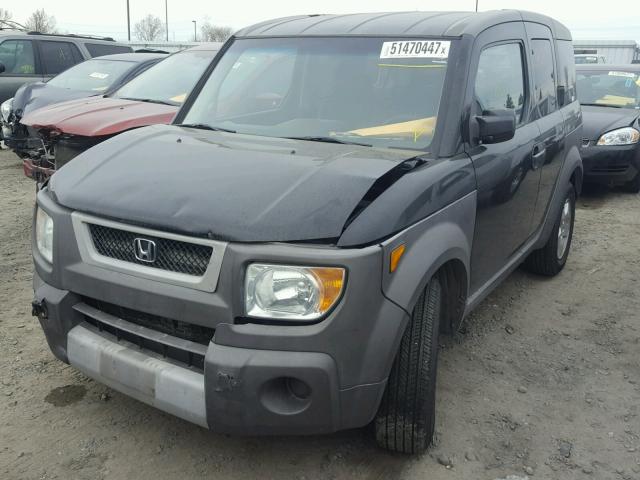 5J6YH28543L044605 - 2003 HONDA ELEMENT EX BLACK photo 2