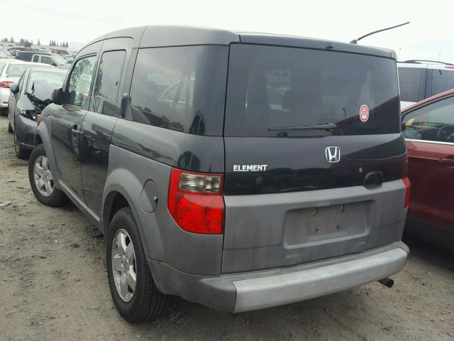 5J6YH28543L044605 - 2003 HONDA ELEMENT EX BLACK photo 3