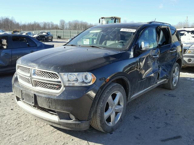 1C4SDJET0CC337762 - 2012 DODGE DURANGO CI BLACK photo 2