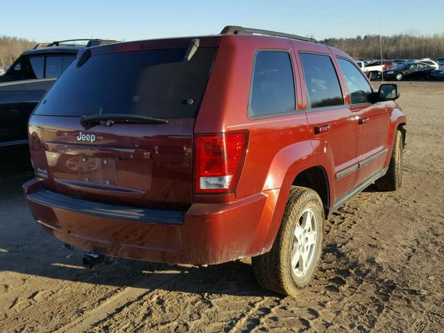 1J8GR48K97C521740 - 2007 JEEP GRAND CHER RED photo 4