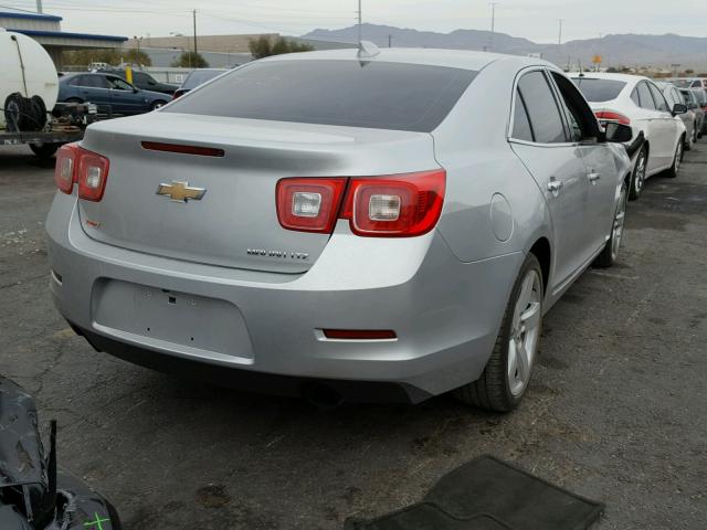 1G11G5SX7FF254570 - 2015 CHEVROLET MALIBU LTZ 银色 照片 4