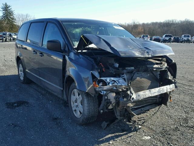 2C4RDGBG2CR405656 - 2012 DODGE GRAND CARA BLACK photo 1