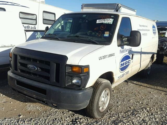 1FTNE1EW7CDB36455 - 2012 FORD ECONOLINE WHITE photo 2